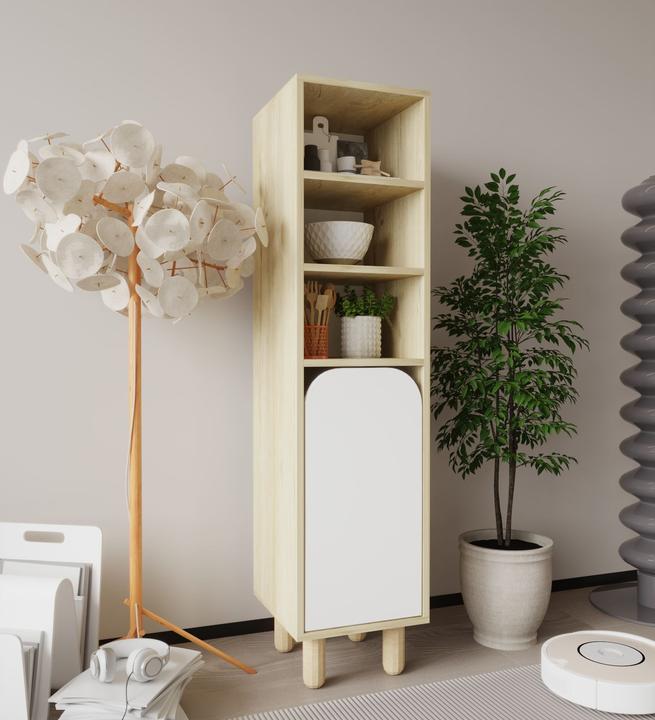 Image du produit Homitis Parma Single Multi Purpose Cabinet (37 x 40 x 155 cm)