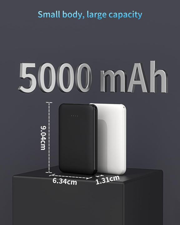 Actual product image Euary Set of 2 Mini Power Bank (5000 mAh)