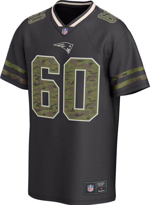 Actual product image Fanatics New England Patriots NFL Supporters Jersey schwarz wood - L (L)