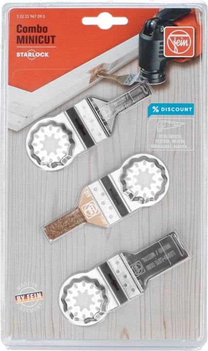 Productafbeelding Fein Accessoireset Combo Starlock Mini Cut, 3 stuks