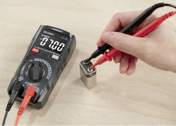 Produktbild Voltcraft VC-23 Hand-Multimeter kalibriert (ISO) digital CAT III 600 V Anzeige (CAT III 600V)