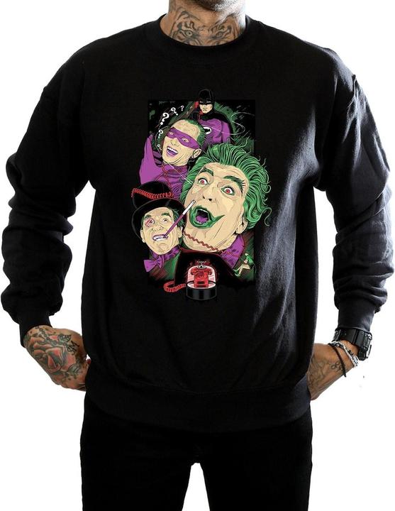 Produktbild Batman TV Serie Rogues Gallery Baumwoll Sweatshirt (XXL)