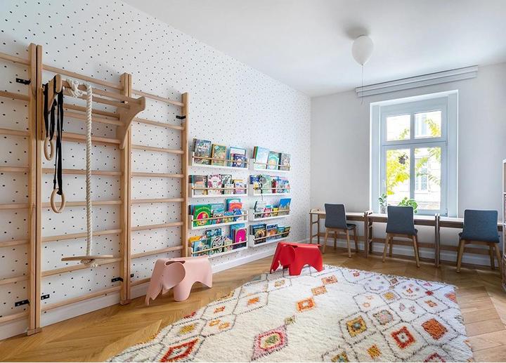 Immagine prodotto BenchK Barre a muro 112 con barra per trazioni, corda e anelli