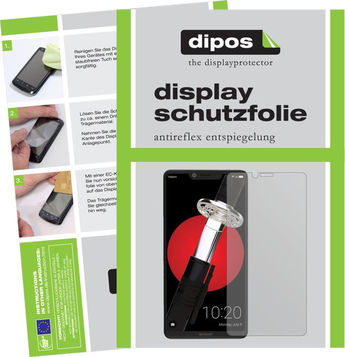 3x Pellicola per Sharp Aquos D10 protettiva, rivestimento al 100%, Protezione