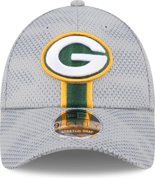 Actual product image New Era 9Forty Stretch Cap SIDELINE Green Bay Packers grey (One size)