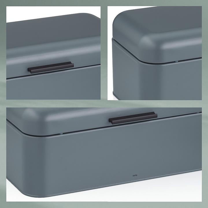 Actual product image Kela Bread box Frisca dark grey