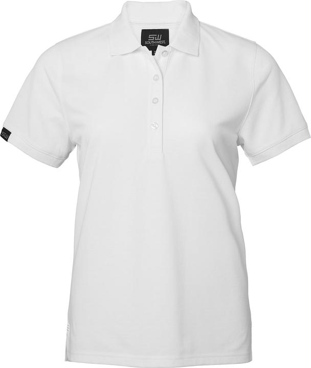 Produktbild Top Swede South West - Wera solid Poloshirt Damen, weiss, XS 65% Polyester, 35% Baumwolle, Vortex (XS)