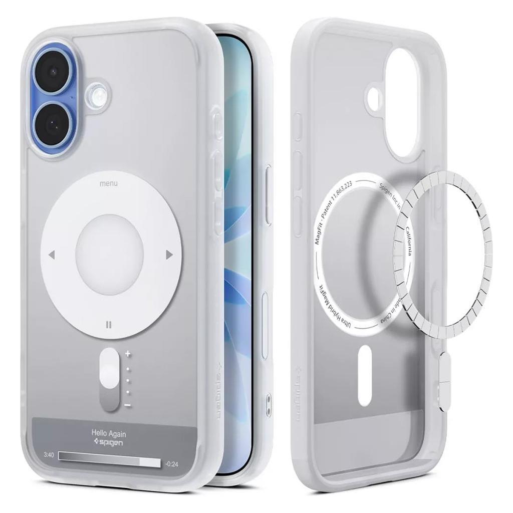 Spigen - Ultra Hybrid Classic MagSafe (ACS10389) - IPhone 17 - Silver (Apple IPhone 17), Smartphone Hülle, Silber