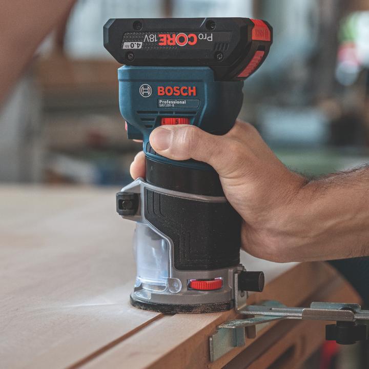 Actual product image Bosch Professional Bosch GKF 18V-8 Professional cordless edge router 18 V 8.0 mm brushless + 2x ProCORE battery 8.0 Ah