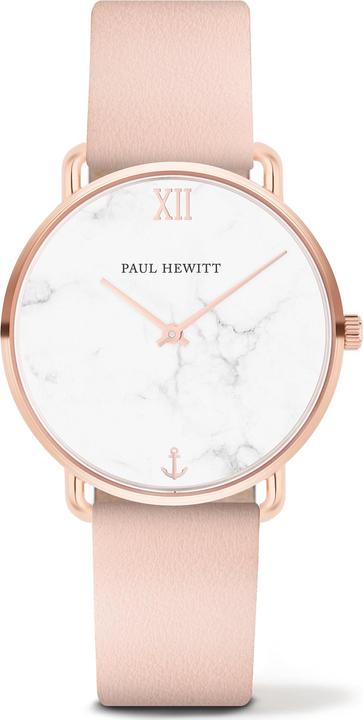 Produktbild Paul Hewitt Miss Ocean Line Marble Roségold Leder Nude (Analoguhr, 33 mm)