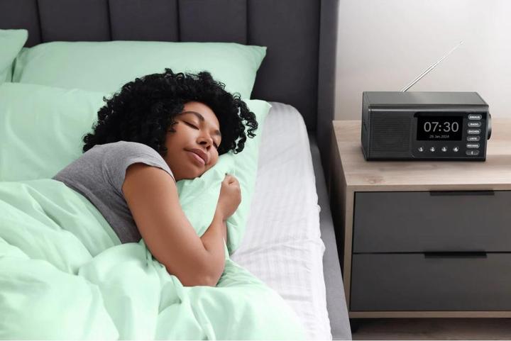 Actual product image Hama RADIO DAB+ DR1001 ZWART (DAB, DAB+, FM, Bluetooth)