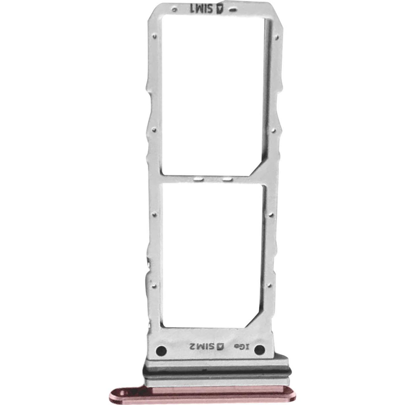 Clappio Ersatz SIM-Halter (SIM-Halterung, Galaxy Note 10), Mobilgerät Ersatzteile, Rosa