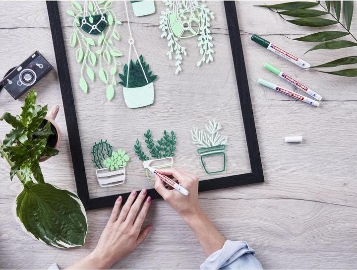 Actual product image Edding Chalk Marker 4085 Violet-Metalic (1x)