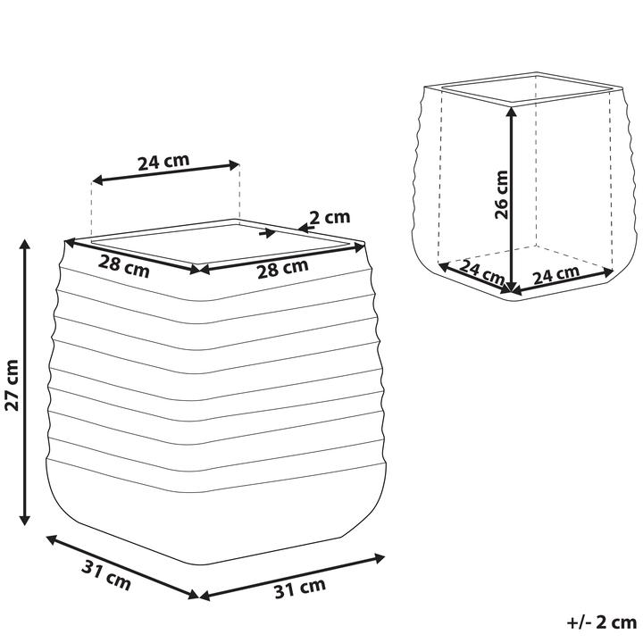 Produktbild Beliani Parikia (28 x 28 x 27 cm)