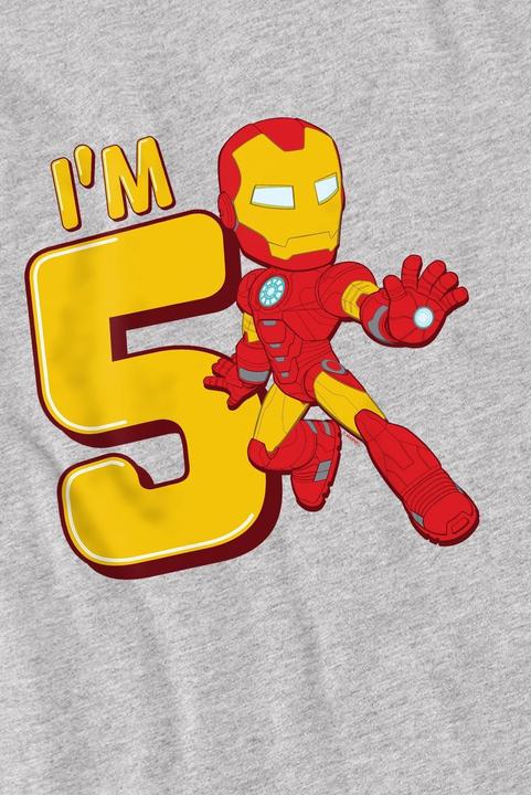 Produktbild Iron Man TShirt 5. Geburtstag (128)