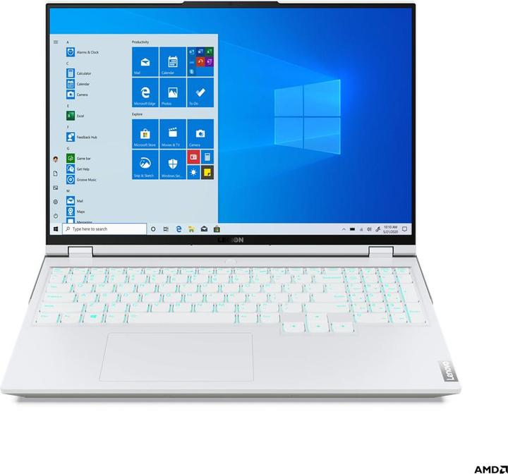 Actual product image Lenovo Legion 5 Pro 16ACH6H (16", 1000 GB, 32 GB, DE, AMD Ryzen 7 5800H)