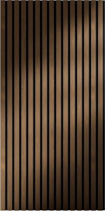 Produktbild Juskys 4x Akustik Wandpaneele 120x60cm - Eiche Natur Dunkel (60 x 120 cm)