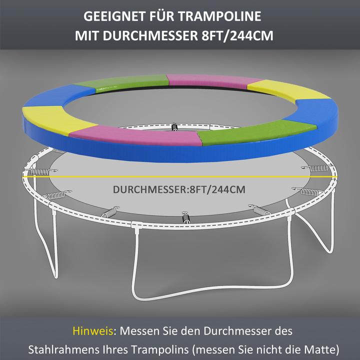 Actual product image SportNow Trampoline edge cover with UV protection