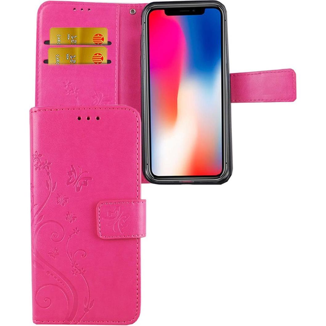 Thumbnail - König Design Hülle Handy Schutz für Apple iPhone XS Case Cover Tasche Wallet Etui Handyhülle (Apple iPhone XS), Smartpho...