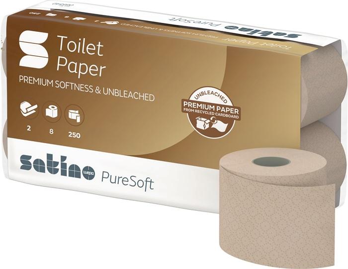 Satino by Wepa SATINO Toilettenpapier Satino PureSoft 66540 2-lagig ( 9000469111 ) (250 x)