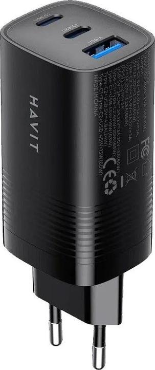 Produktbild Havit UC230 EU (black+gray) (33 W, 3 Ports)