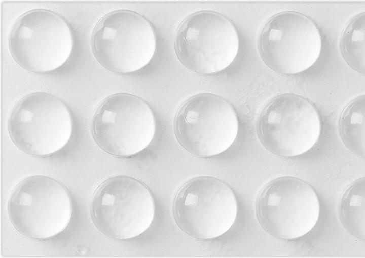 Produktbild Relaxdays Gummipuffer (1 Stück, 1.5 x 1.5 x 0.5 cm)