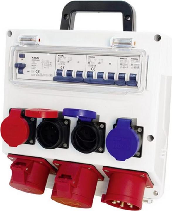 Produktbild Steffen Baustellenpanel (6 x, Typ 25, CEE 16/5, Typ 23, CEE 32/5)