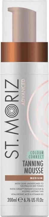St. Moriz St Moriz Advanced Colour Correcting Tanning Mousse Medium (Self tanning foam, 200 ml)