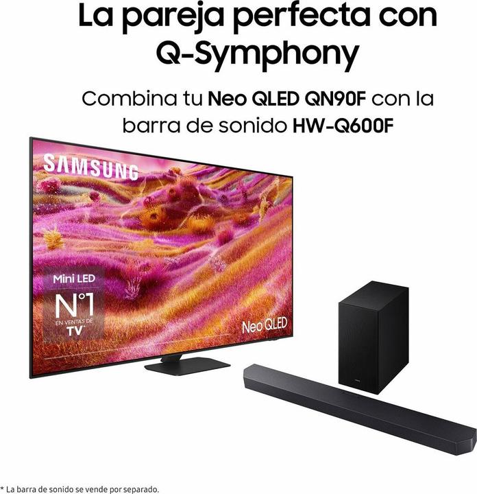 Image du produit Samsung TV AI Neo QLED 55" QN90F 2025, 4K, Mini LED sans reflet (55", 4K, 2025)
