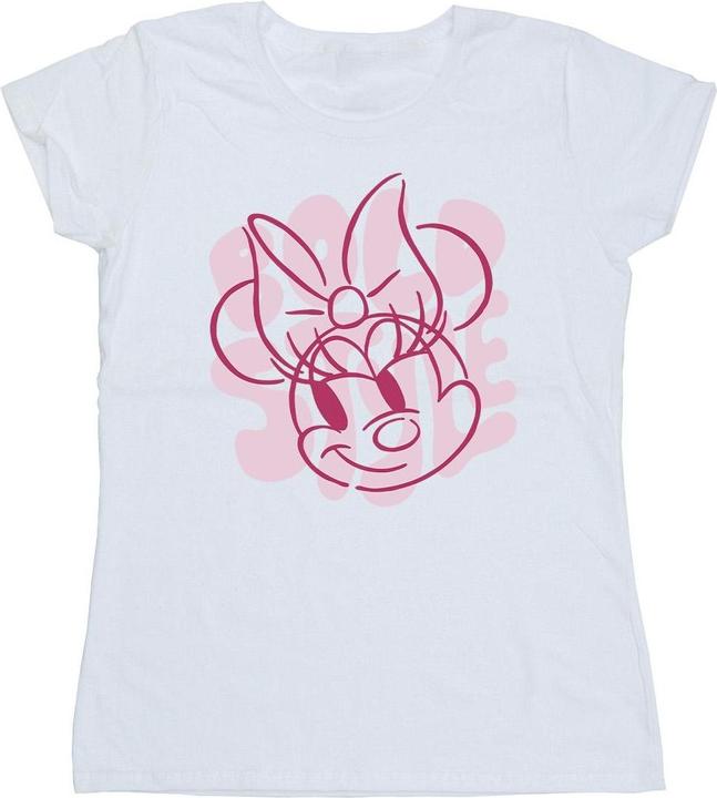 Actual product image Disney Womens/Ladies Minnie Mouse Bold Style Cotton T-Shirt (XL)