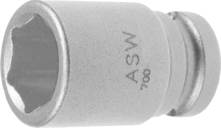 ASW Kraftschraubersteckschlüsseleinsatz 700 1/4 ″ 6-Kant Schlüsselweite 6 mm Länge 23 mm