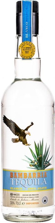 Immagine prodotto Bambarria Tequila Blanco 100% Agave (1 x 70 cl)