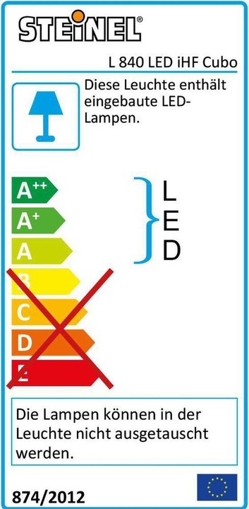 Energie-Label Steinel Cubo (339 lm)