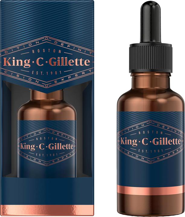 Image du produit King C. Gillette Huile Barbe Homme (30 ml)