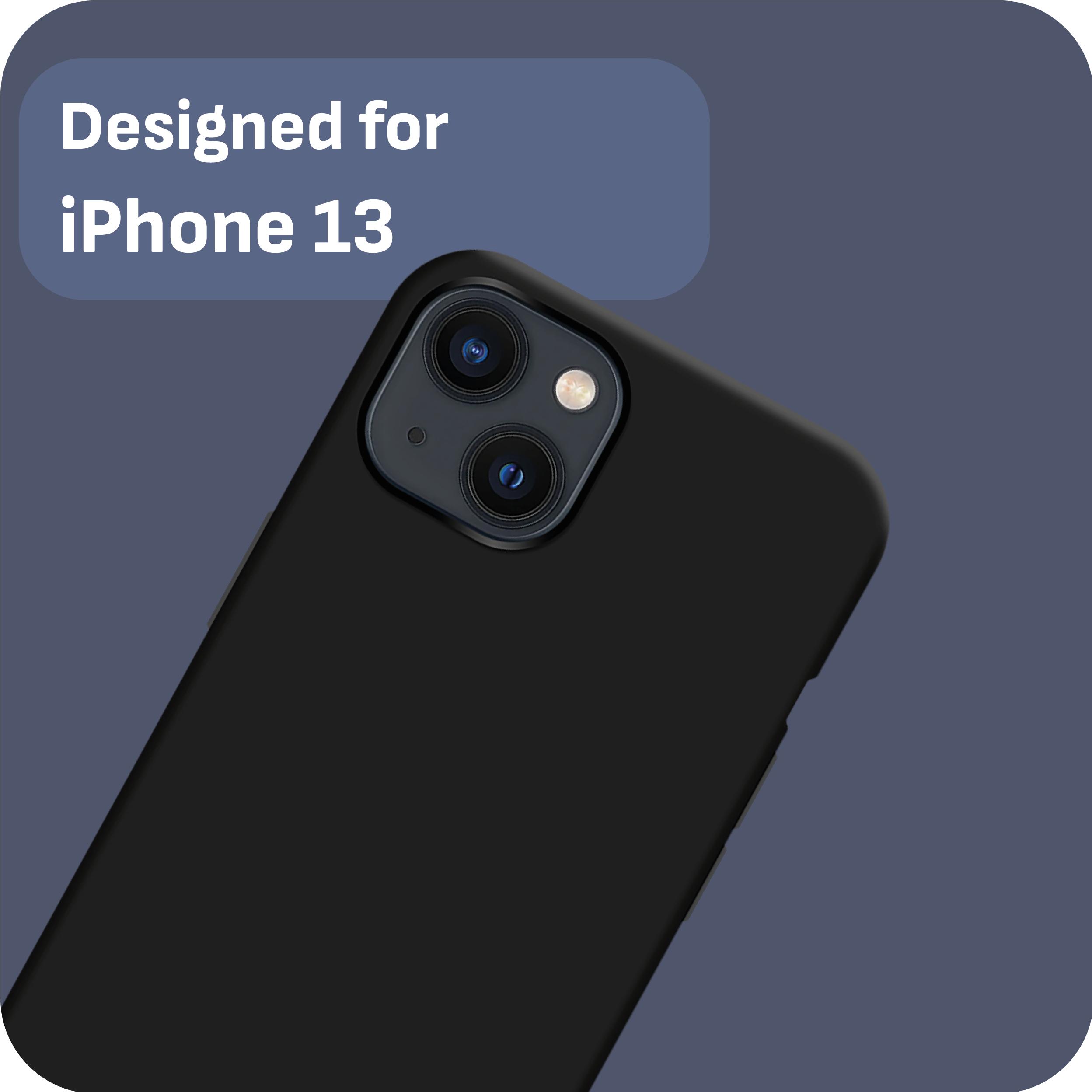 Thumbnail - Cazy Silikon Hülle Kompatibel mit iPhone 13 - Soft TPU Schutz - (Apple iPhone 13), Smartphone Hülle, Schwarz