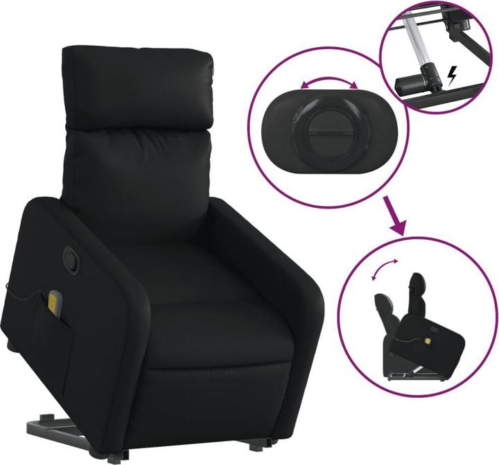Image du produit vidaXL Massagesessel mit Aufstehhilfe