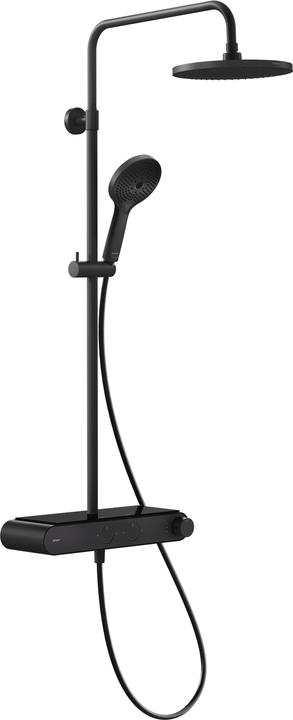 Duravit Shower Systems système de douche Shelf 1050 thermostat de douche, 2 consommateurs, noir mat