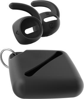Actual product image Keybudz EarBuddyz for AirPods Pro Black (AirPods Pro)