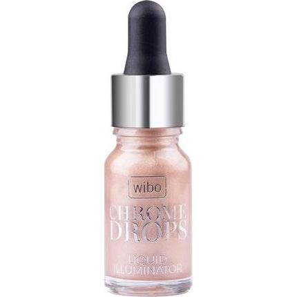 Wibo, Highlighter + Bronzer, Chrome Drops Liquid Illuminator Liquid Brightener For Face And Body 2 9Ml (Highlighter, 9 ml)