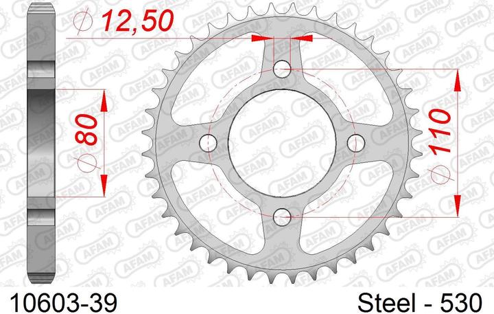 Image du produit Afam 530 39 dents (39)
