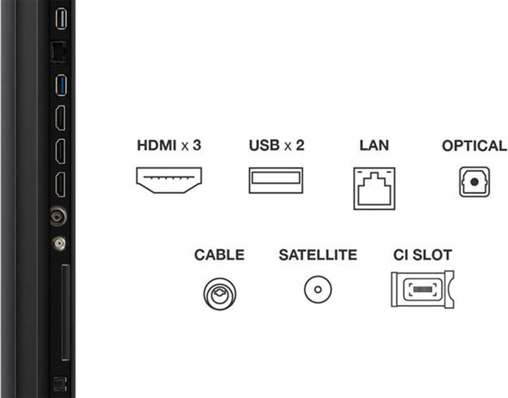 Actual product image TCL 50C6KS (50", Mini-LED, 4K, 2025)