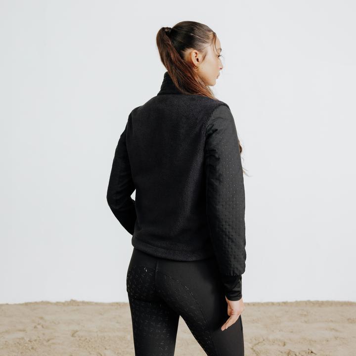 Immagine prodotto Fouganza Giacca in felpa 500 Warm da donna nera (S)