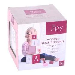 Thumbnail - Jipy Stapelturm Holz Rosa