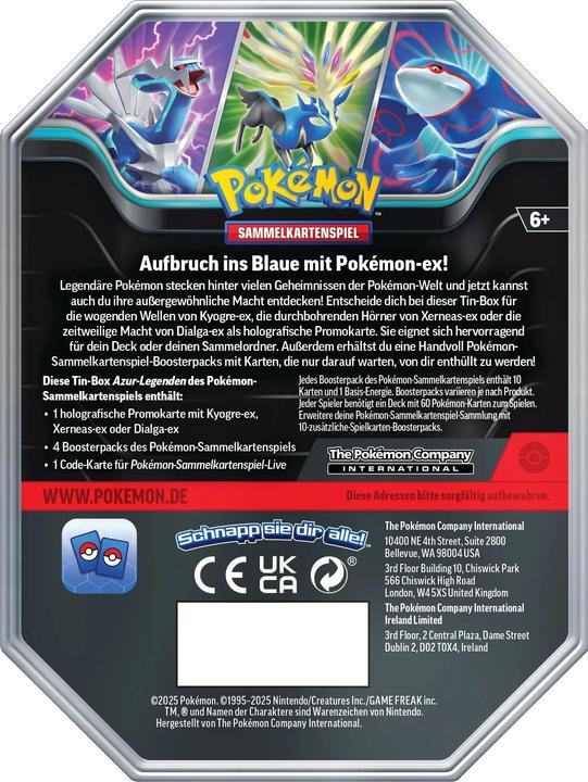 Produktbild Pokémon Pokemon Tin 2 Frühjahr 2025 (Deutsch, Tin)