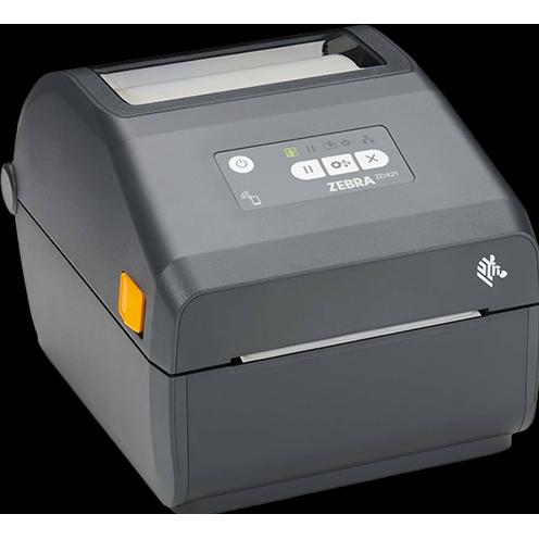 Thumbnail - Zebra Etikettendrucker ZD421d 300 dpi Healthcare USB, BT, LAN (300 dpi), Etikettendrucker, Grau, Weiss