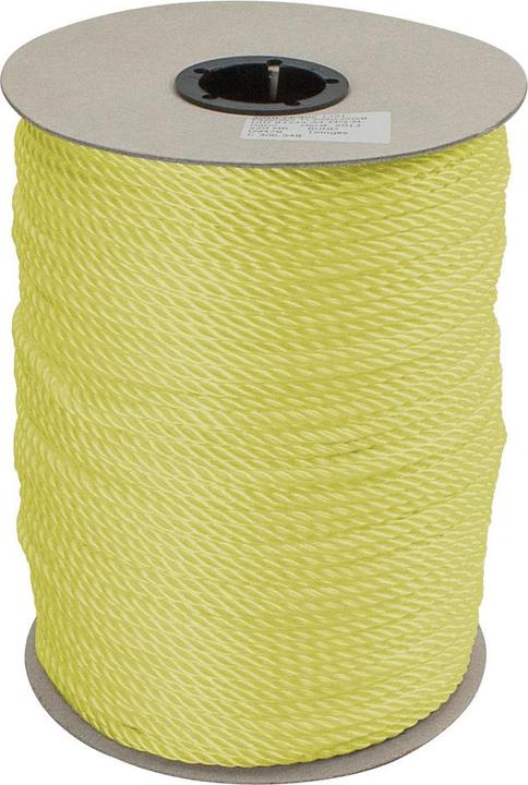 Dönges Faserseil aus Polypropylen, 24 mm, gelb, gedreht, imprägniert