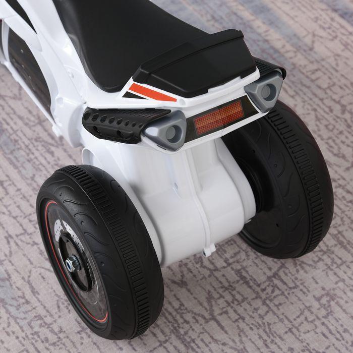 Immagine prodotto Swisshandel24 Veicolo per bambini Passeggino Moto per bambini 18-36 mesi con musica Bianco 74 x 39 x 4