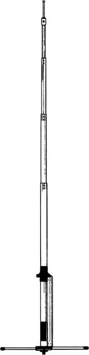 Actual product image Albrecht GP 27 5/8, 3 radials, length 550 cm