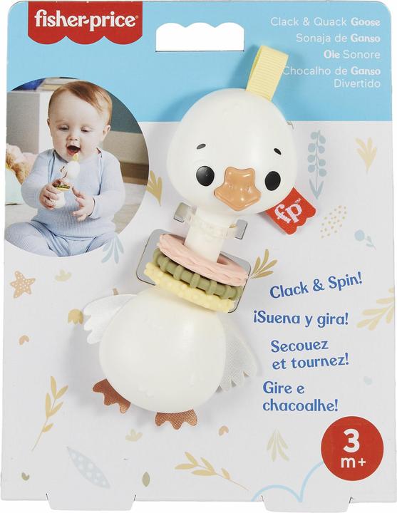 Actual product image Fisher-Price Toy collection for babies with animal motifs, teething ring, rattle and clacker toy for newborns