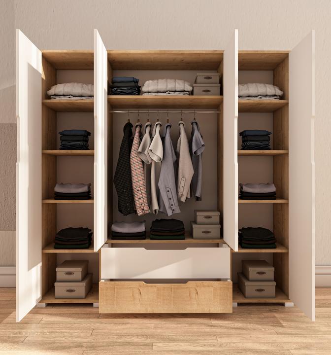 Image du produit Homitis Flora 184 Wardrobe (184 x 45 x 183 cm)